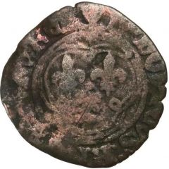 Double Tournois - Louis XI 2nd issue, with annulets