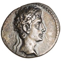 Denarius - Augustus FORT RED CAES AVG S P Q R