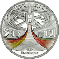 5 Euros UEFA Euro 2024, silver