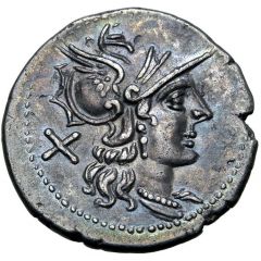 Denarius Sextus Quinctilius, SX•Q ROMA