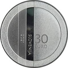 30 Euros 30th anniversary of the statehood of the Republic of Slovenia