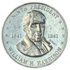 Token - Shell`s Mr. President Coin Game William H. Harrison