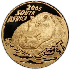 100 Rand - 1 Ounce Natura - Hippopotamus
