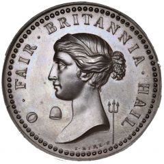 Medal - George III Capture of Belle Île, bronze