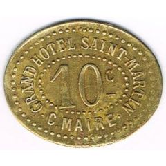 10 centimes - Grand hôtel Saint-Martin - Mont-Saint-Martin [54]