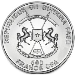 500 Francs CFA Zebra