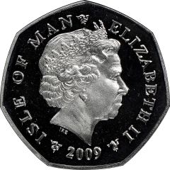 50 Pence - Elizabeth II Christmas 2009, Silver Proof