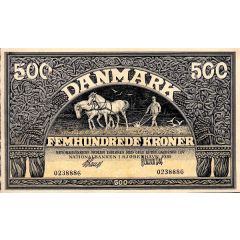 500 Kroner `Plovmand` Heilmann type II