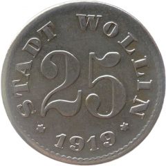 25 Pfennig - Wollin