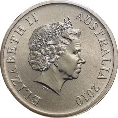 1 Dollar - Elizabeth II 4th Portrait - Great Barrier Reef