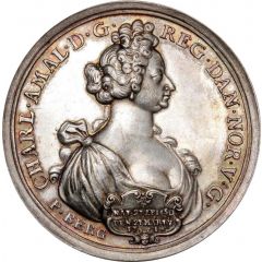 Medal - Death of Queen Mother Charlotte Amalia