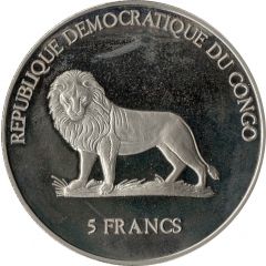 5 Francs Panama Canal