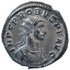 Antoninianus - Probus Cuirassed, right, CONSERVA[T] AVG, Sol