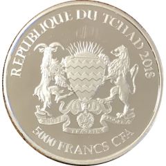 5000 Francs CFA Mandala Rhinoceros