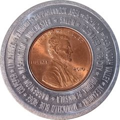 Encased Token - Virginia Numismatic Association