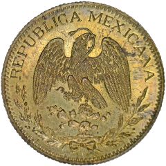 1 Peso Restrike Army of the North, Brass