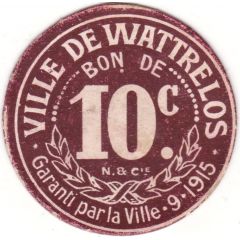 10 Centimes - Ville de Wattrelos [59]