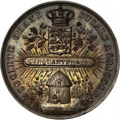Medal - 50th Year of Grand Ducale Agricultural Society