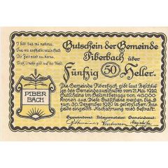 50 Heller Piberbach