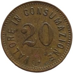 20 Centesimi - Valore in consumazione