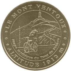 Monnaie de Paris Tourist Token - Le Mont Ventoux Altitude 1912m