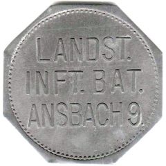 1 Liter Bier Landst. inft. bat. Ansbach 9