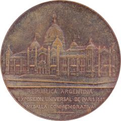 Pabellón Argentina exposición universal de Paris 1889