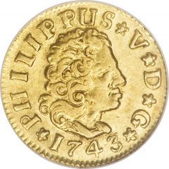 1/2 Escudo - Felipe V