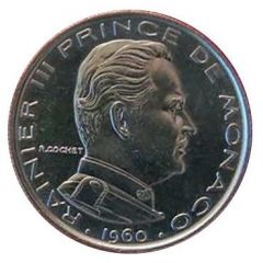 1 Franc - Rainier III Essai