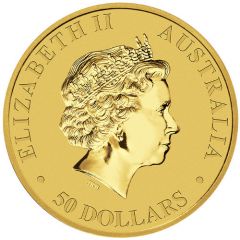 50 Dollars - Elizabeth II 4th Portrait - Kangaroo - Gold Bullion Coin