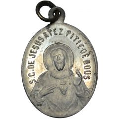 médaille religieuse SC DE JESUS AYEZ PITIEDE DE NOUS