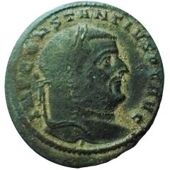 Follis - Constantius I FIDES MILITVM AVGG ET CAESS NN, Aquileia