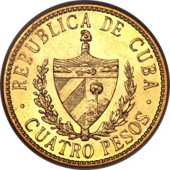 4 Pesos José Martí