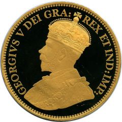 500 Dollars In the name of George V, First Canadian Gold Coins