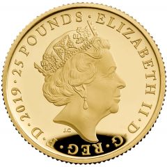 25 Pounds - Elizabeth II Yeoman Warders, Gold Proof