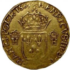 Double écu d`or au soleil - Henri III