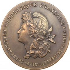 Medal - Société de viticulture de l`arrondissement de Saint-Etienne