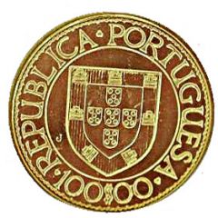 100 Escudos Bartolomeu Dias, Gold