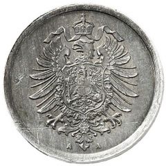 1 Pfennig - Wilhelm II type 1 - large shield - Pattern