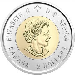 2 Dollars - Elizabeth II Victory, colored