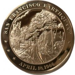 Medal - History of the United States San Francisco Earthquake