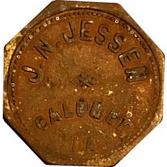 5 Cents - J.N. Jessen Calumet, IA