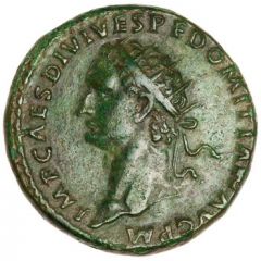 Dupondius - Domitian TR P COS VIII DES VIIII P P S C, Minerva