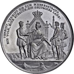 Medal - Response of the Schleswig-Holsteiners to the King`s open letter