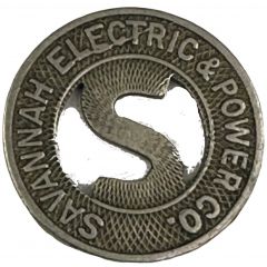 1 Zone Fare - Savannah Electric and Power Co. Savannah, Georgia