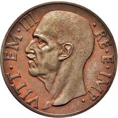 10 Centesimi - Victor Emmanuel III first type, trial strike