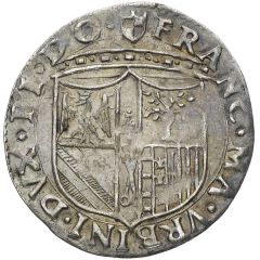 Grosso - Francis Maria I Pesaro; arms