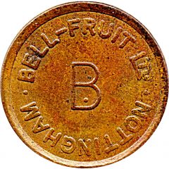 Token - Bell-Fruit Ltd Nottingham, B