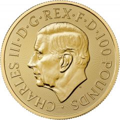100 Pounds - Charles III Bull of Clarence, 1 oz Fine Gold