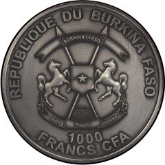 1000 Francs CFA Tyrannosaurus Rex